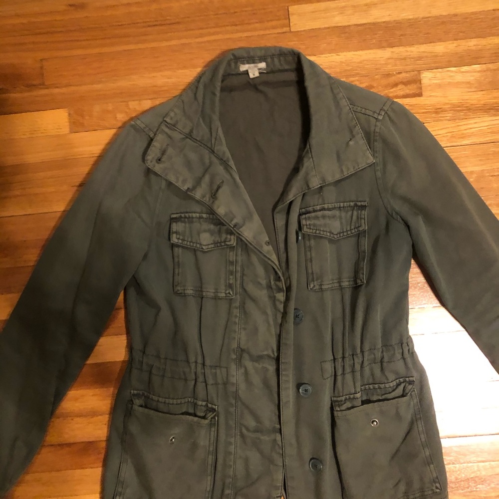 Khaki military jacket